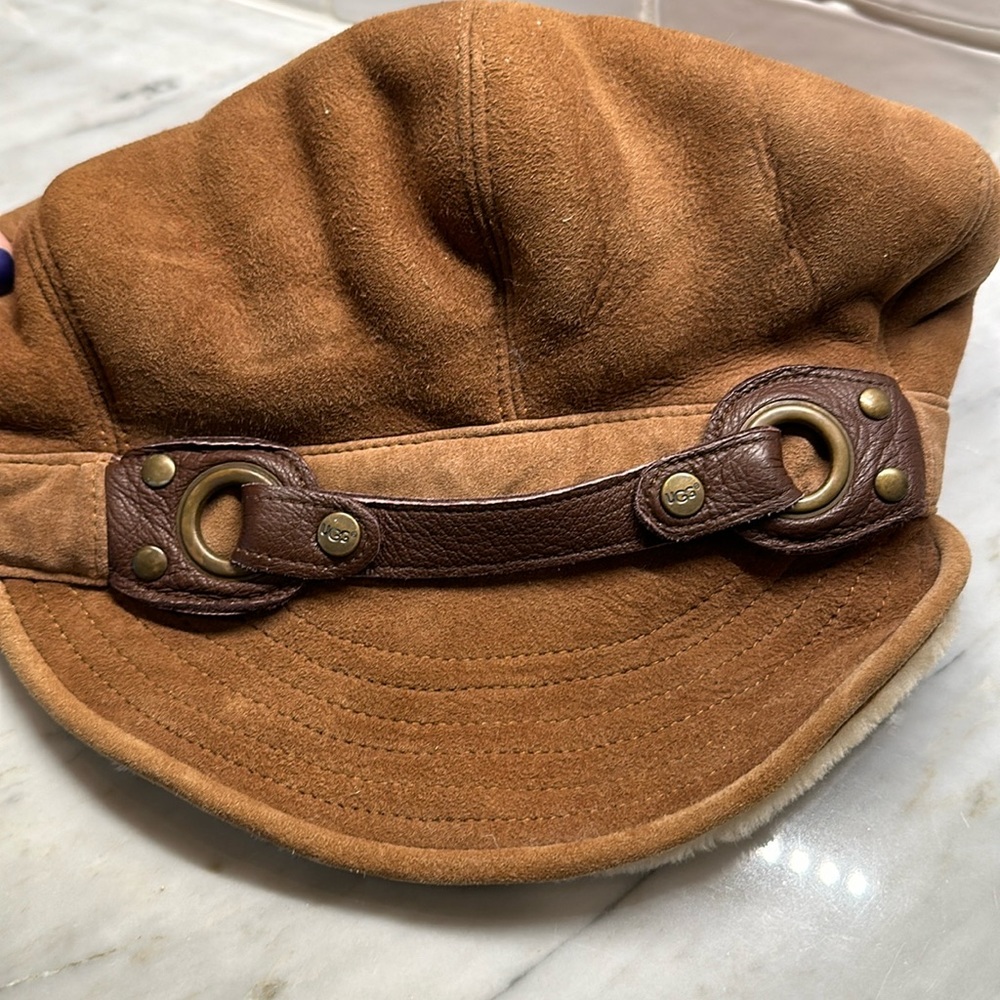 UGG suede page boy hat